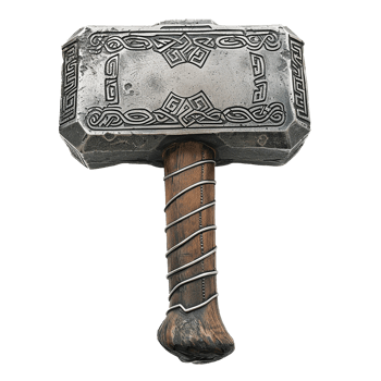 Norse mythology thor hammer isolated on transparent background png