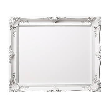 Photo frame empty isolated on transparent background, without background . png