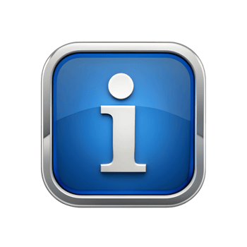 Information Icon 'i' - Detailed Representation on Transparent Background png