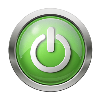 Power On Off Button Icon on Transparent Background png