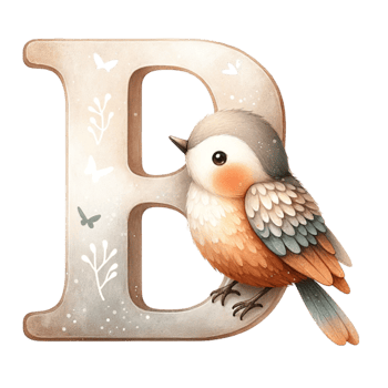 Alphabet A-Z for Education Clip Art Each letter, from A to Z, is meticulously hand-painted png