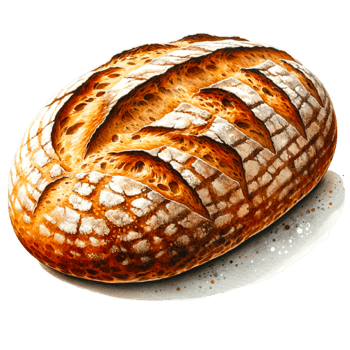 Bread Clipart collection Perfect for food bloggers, bakers, and graphic designers, this deliciously crafted set brings the warm, comforting essence of freshly baked bread right png
