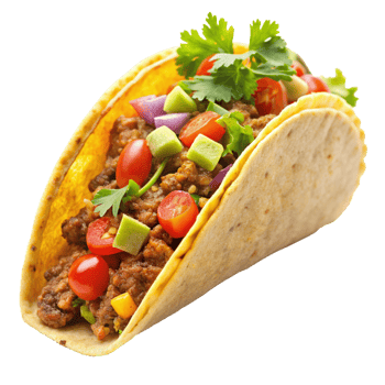 A Delicious Mexican Tacos png