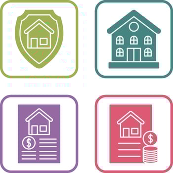 Protection and Property Icon vector
