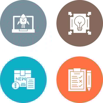 Startup and Diffusion Icon vector