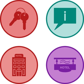 keys and information Icon vector