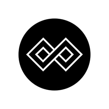 Infinity icon . Mobius loop shape illustration sign. unlimited symbol. forever logo. vector