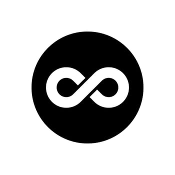 Infinity icon . Mobius loop shape illustration sign. unlimited symbol. forever logo. vector