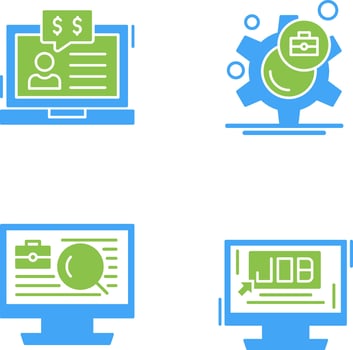 Employee Benefits and Employment Icon vector
