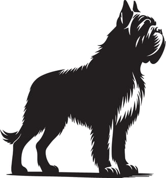 Dog silhouette set. Dog illustration vector
