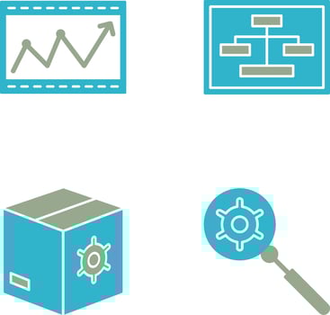 SEO and Seo Structure Icon vector
