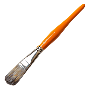 Artistic Tools Explore the World of Paint Brushes for Every Project png