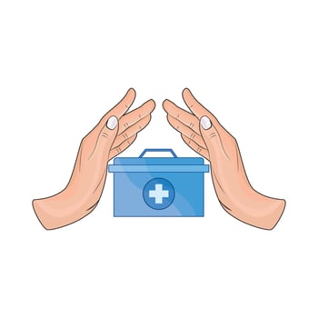 illustration of life insurance vector