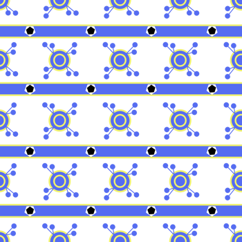 seamless pattern with blue tones of the Bohemian style are created from circles and lines png