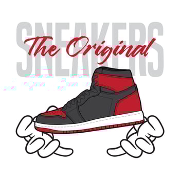 Sneakers shoe slogan t-shirt streetwear. Sneaker typography slogan tshirt design concept. Icon logo illustration. vector