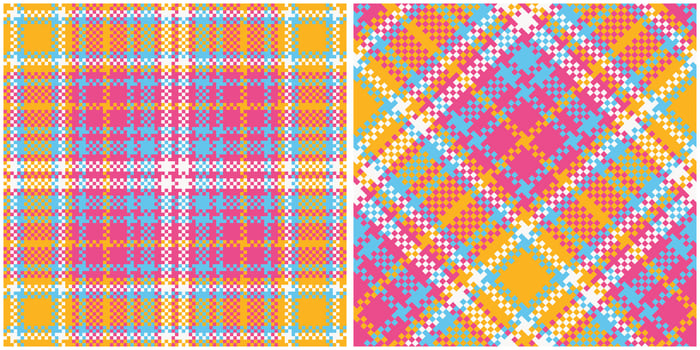 Tartan Seamless Pattern. Classic Scottish Tartan Design. Seamless Tartan Illustration Set for Scarf, Blanket, Other Modern Spring Summer Autumn Winter Holiday Fabric Print. vector