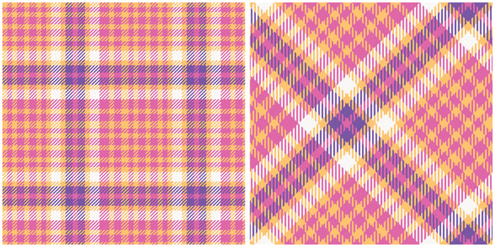 Tartan Plaid Seamless Pattern. Checker Pattern. Seamless Tartan Illustration Set for Scarf, Blanket, Other Modern Spring Summer Autumn Winter Holiday Fabric Print. vector