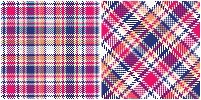 Plaid Pattern Seamless. Classic Scottish Tartan Design. Traditional Scottish Woven Fabric. Lumberjack Shirt Flannel Textile. Pattern Tile Swatch Included. vector