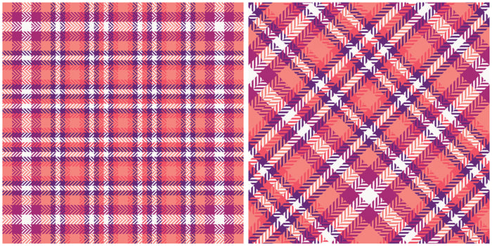 Plaid Patterns Seamless. Traditional Scottish Checkered Background. Seamless Tartan Illustration Set for Scarf, Blanket, Other Modern Spring Summer Autumn Winter Holiday Fabric Print. vector