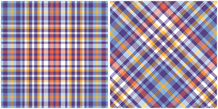 Scottish Tartan Pattern. Tartan Plaid Seamless Pattern. Seamless Tartan Illustration Set for Scarf, Blanket, Other Modern Spring Summer Autumn Winter Holiday Fabric Print. vector