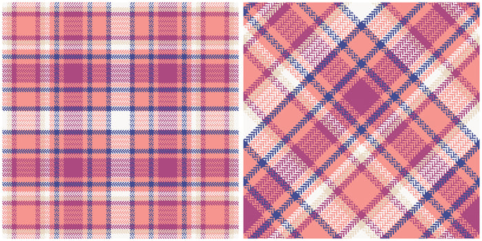 Scottish Tartan Seamless Pattern. Checkerboard Pattern Traditional Scottish Woven Fabric. Lumberjack Shirt Flannel Textile. Pattern Tile Swatch Included. vector