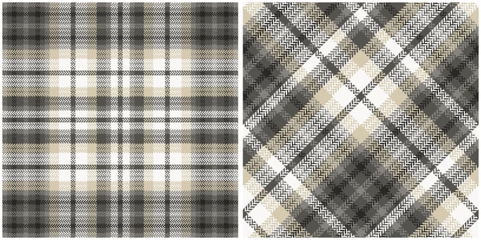 Scottish Tartan Seamless Pattern. Classic Plaid Tartan Traditional Scottish Woven Fabric. Lumberjack Shirt Flannel Textile. Pattern Tile Swatch Included. vector