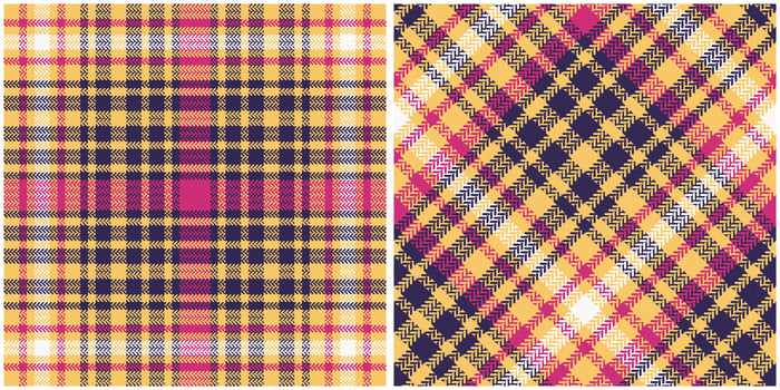 Scottish Tartan Seamless Pattern. Classic Scottish Tartan Design. Seamless Tartan Illustration Set for Scarf, Blanket, Other Modern Spring Summer Autumn Winter Holiday Fabric Print. vector