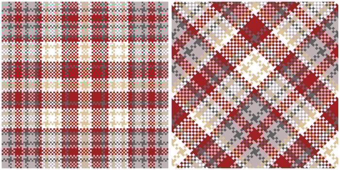 Tartan Pattern Seamless. Abstract Check Plaid Pattern Seamless Tartan Illustration Set for Scarf, Blanket, Other Modern Spring Summer Autumn Winter Holiday Fabric Print. vector