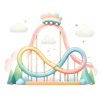 Amusement Park Bundle Perfect for designers, scrapbookers, and all craft enthusiasts, this set features vibrant, high-quality images of roller coasters, ferris wheels, carousels, and more png