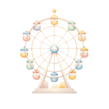 Amusement Park Bundle Perfect for designers, scrapbookers, and all craft enthusiasts, this set features vibrant, high-quality images of roller coasters, ferris wheels, carousels, and more png