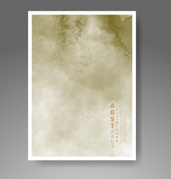 Cards with watercolor background. Design for your cover, date, postcard, banner, logo. vector