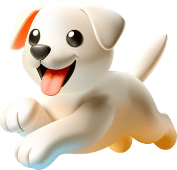 Labrador Retriever 3D running png