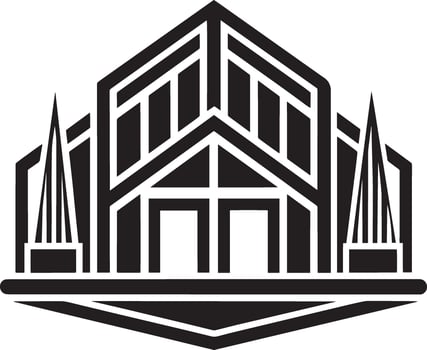 Architecture icon. Simple illustration of architecture icon for web vector