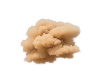 sandstorm sand dust in transparent background png