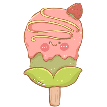 cute ice cream character png