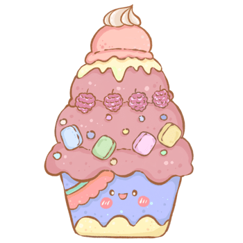 cute ice cream character png