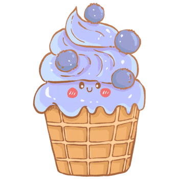 cute cartoon ice cream character png