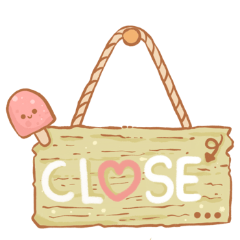 Shop closed sign png