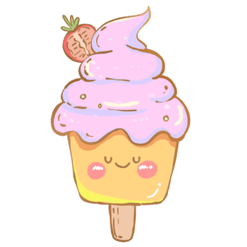 cute cartoon ice cream character png