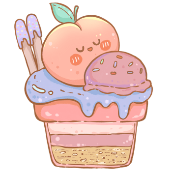 cute ice cream character png