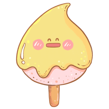 cute cartoon ice cream character png
