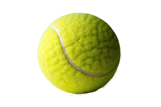 tennis ball on isolated transparent background png