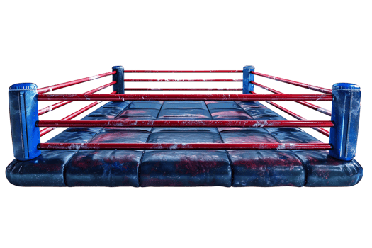 Boxing cage on isolated transparent background png