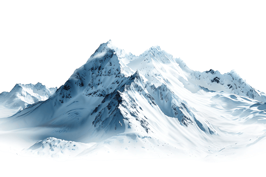 Huge Mountains on isolated transparent background png