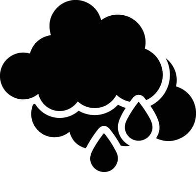 Cloud icon symbol image. Illustration of the hosting storage vector