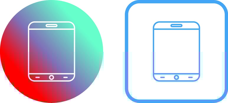 Tablet Icon Design vector