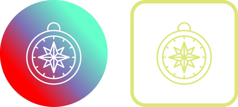 Compass Icon Design vector