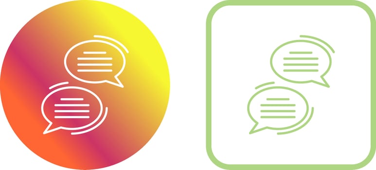 Chat Icon Design vector