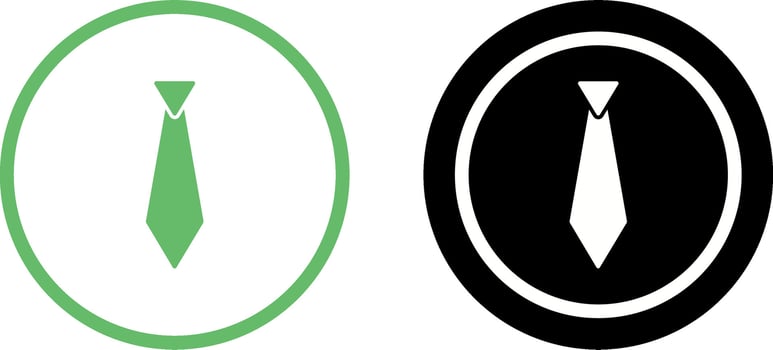 Tie Icon Design vector