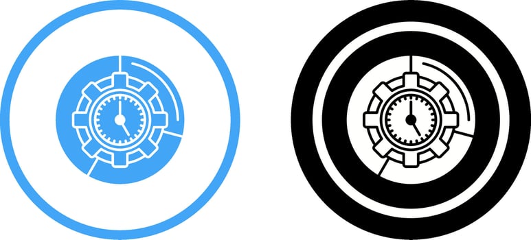 Time Management Icon Design vector
